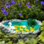 Solar Light Duck Pond Garden Ornament Ducklings Statue, thumbnail 4 of 4