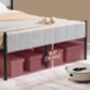 Upholstered Bed Frame Metal Platform Bed, thumbnail 7 of 7