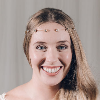 Star Swarovski Crystal Wedding Headband Hair Vine Star, 12 of 12