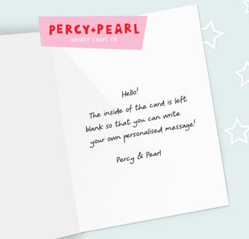 Initial Bauble Personalised Niece Christmas Card, 2 of 3