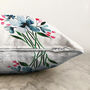 Floral Cushion Cover With Blue, Pink And Green Colours, thumbnail 3 of 4