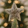 Star Sequin Christmas Tree Topper, thumbnail 1 of 2