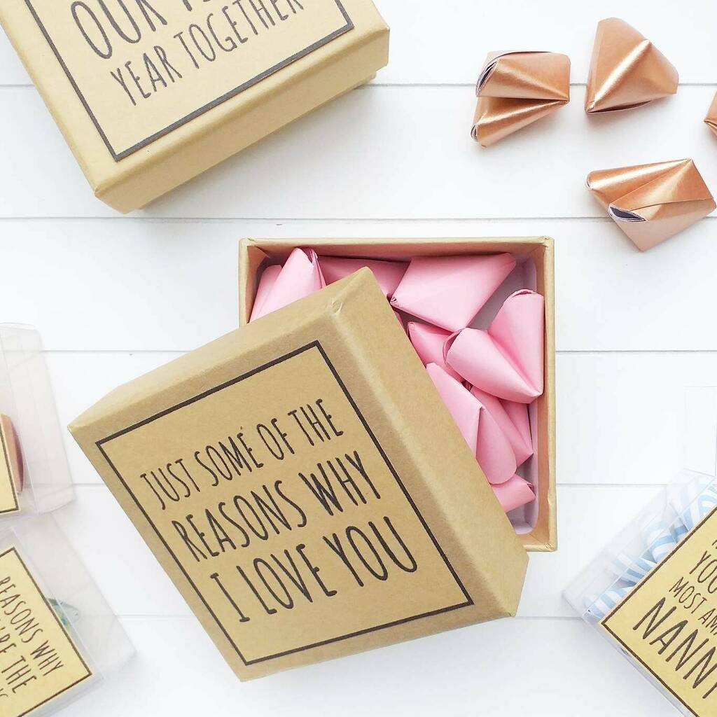 Origami reasons Why I Love You Gift Box By Bubble And Mimi 