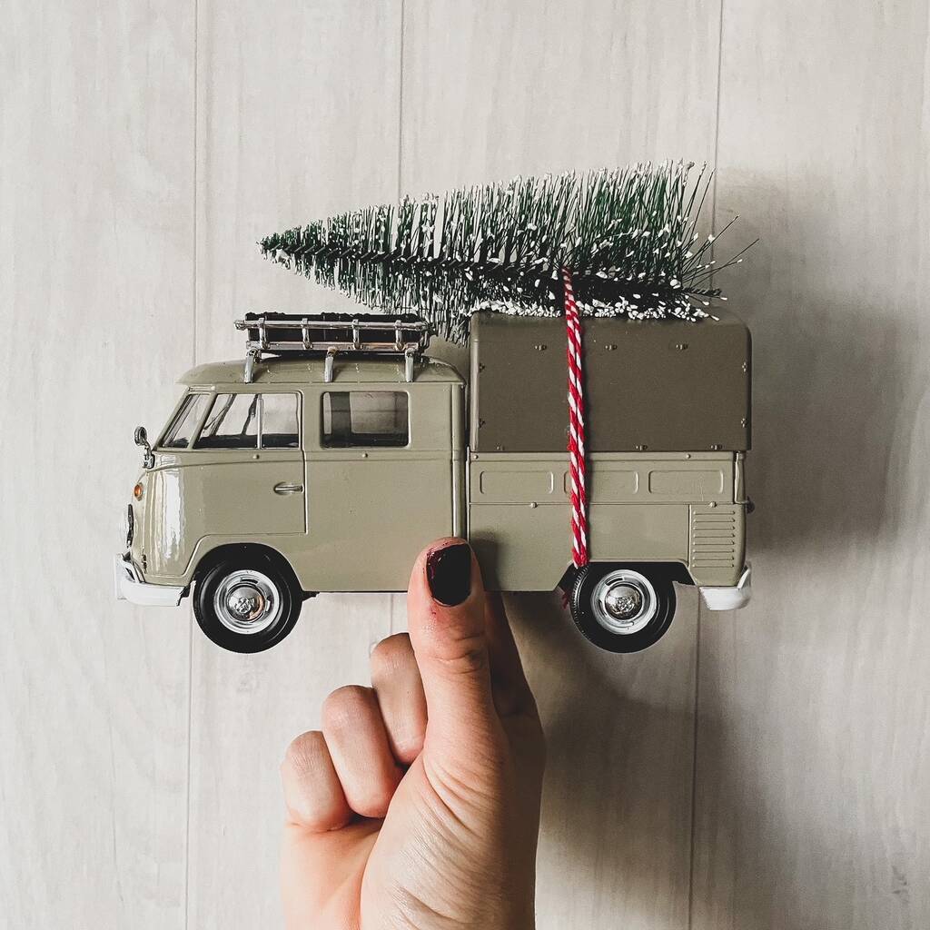 Large Campervan With Christmas Tree, 1 of 2