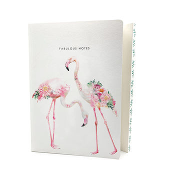 A5 Lined Notebook Flamingo, 3 of 5