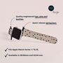 Polka Dots Vegan Leather Apple Watch Band, thumbnail 4 of 6
