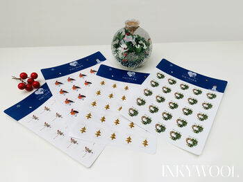 Christmas Stickers Butterfly Kisses, 25 Stickers, 12 of 12