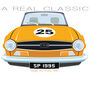 Triumph Tr6 Sports Car Personalised Print, thumbnail 4 of 4