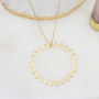 Gold Plated Or Silver Personalised Large Sun Pendant, thumbnail 3 of 5