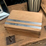 Personalised Wooden Anniversary Keepsake Box, thumbnail 4 of 10