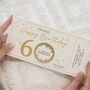 Personalised 60th F1 Experience Gift Voucher For Dad, thumbnail 1 of 4