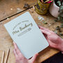 Personalised Best Teacher Silver Foil Softback Notebook, thumbnail 2 of 5