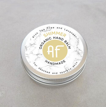 Personalised Sparkly Gold Hand And Lip Balm Organic, 4 of 6
