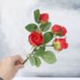 Artificial Mini Roses By Stem Valentines, thumbnail 4 of 9