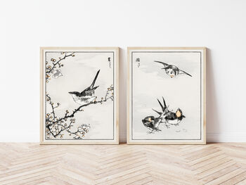 Japanese Bird Art Prints, 2 of 3