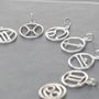 Sterling Silver Zodiac Charm Necklace, thumbnail 4 of 7