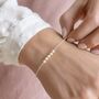 Delicate Pearl Bracelet, thumbnail 5 of 9