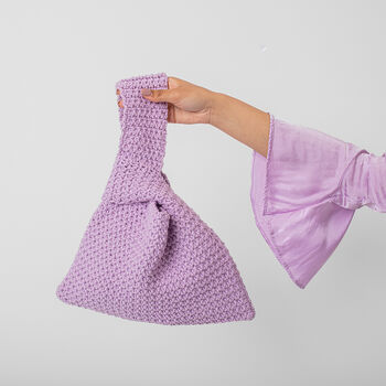 Maxi Knot Bag Easy Crochet Kit, 2 of 8