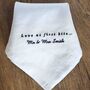 Personalised Hand Writing Linen Napkin Gift, thumbnail 6 of 9