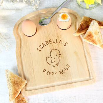 Personalised Children's Egg And Toast Board, 6 of 6