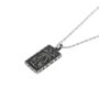 Palm Tree Pendant Steel Necklace For Men, thumbnail 2 of 10
