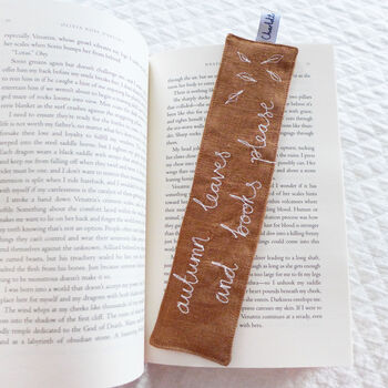 Personalised Name Embroidered Bookmark, 8 of 8