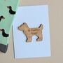 '60 Pawfect Years!' Dog Token And Birthday Card, thumbnail 1 of 2
