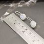 Rainbow Moonstone 925 Silver Earrings, thumbnail 8 of 8