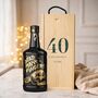 Personalised 40th Birthday Rum Gift Set With Custom Lid, thumbnail 2 of 11