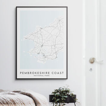 Pembrokeshire Coast National Park Map Print, 3 of 4