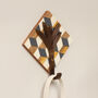 G Decor Abstract Cube Pattern Plant Shaped Hook, thumbnail 1 of 5