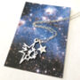 Sterling Silver Shooting Star Necklace, thumbnail 8 of 9