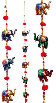 Handmade Hanging Elephants Decor, 4 of 6