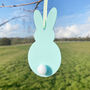 Personalised Acrylic Easter Bunny Hanging Decoration, thumbnail 2 of 3