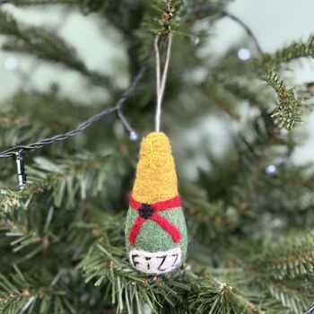 Personalised Bottle Of Fizz Champagne Bauble, 2 of 3