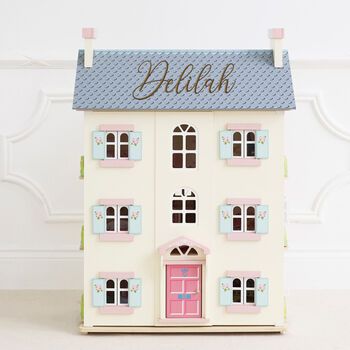 Personalised Wooden Dolls House, 3 of 9