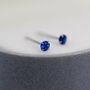Sterling Silver September Birthstone Earrings, thumbnail 7 of 12