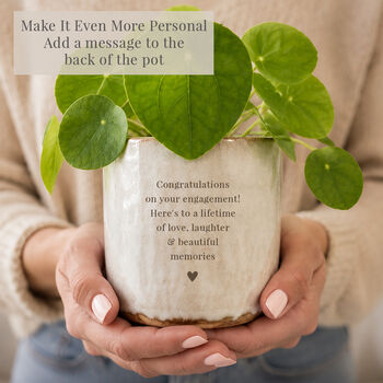 Personalised Couple Initials Plant Pot, 4 of 7