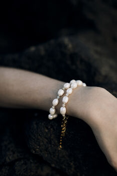 Talem Single Pearl Necklace And Bracelet, 4 of 12