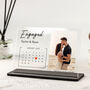 Personalised Engagement Calendar Acrylic Photo Plaque, thumbnail 1 of 3