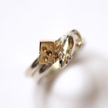 Mouse And Cheese Precious Ring Set, 3 of 7