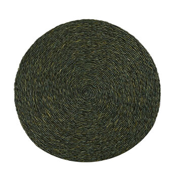 Round Coloured Grass Placemat, 4 of 9