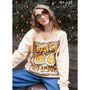 Daisy In Love Women's Slogan Sweatshirt, thumbnail 4 of 12