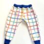 Baby, Toddler Joggers With Inbuilt Socks 'Squiggly', thumbnail 6 of 9