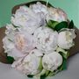 Ivory Paper Peony Bouquet, thumbnail 1 of 4