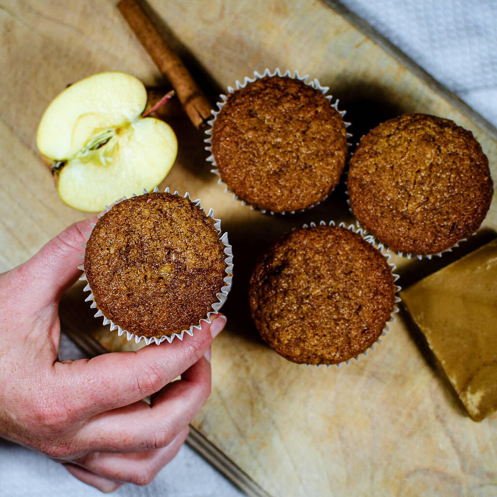 Vegan Apple And Cinnamon Fudge Muffin Tea Baking Kit, 1 of 7