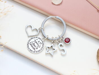 A Family’s Love Is Forever Personalised Keyring, 3 of 9