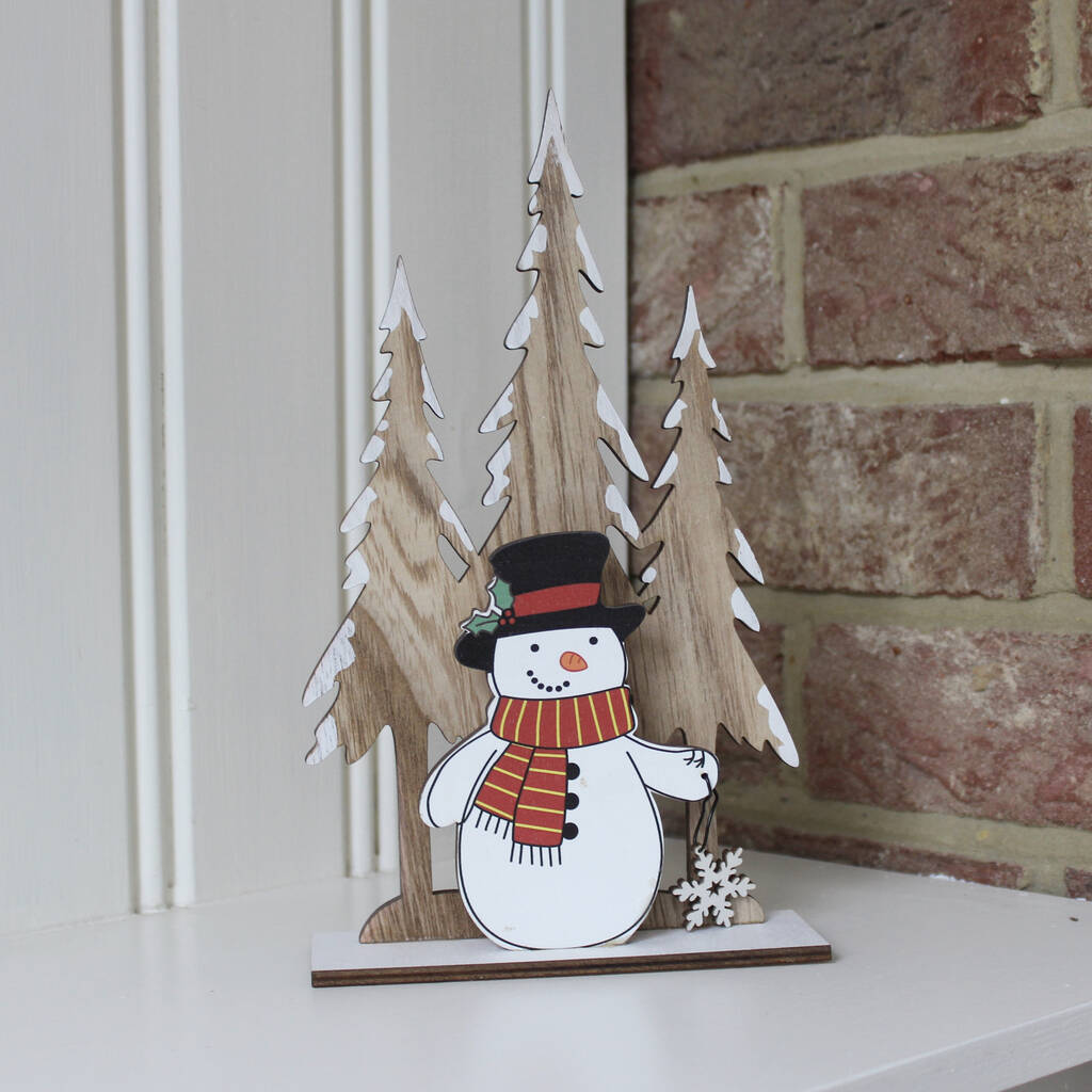 Wooden Christmas Character Scenes By Lime Tree London ...