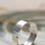 Men's Secret Message Sterling Silver Adjustable Ring, thumbnail 5 of 7