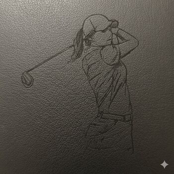 Personalised Leather Golf Scorecard, 8 of 12